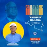 Le ministre des ITPR inspecte les chantiers de la RN1 entre Muanda et Kinshasa