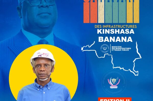 Le ministre des ITPR inspecte les chantiers de la RN1 entre Muanda et Kinshasa